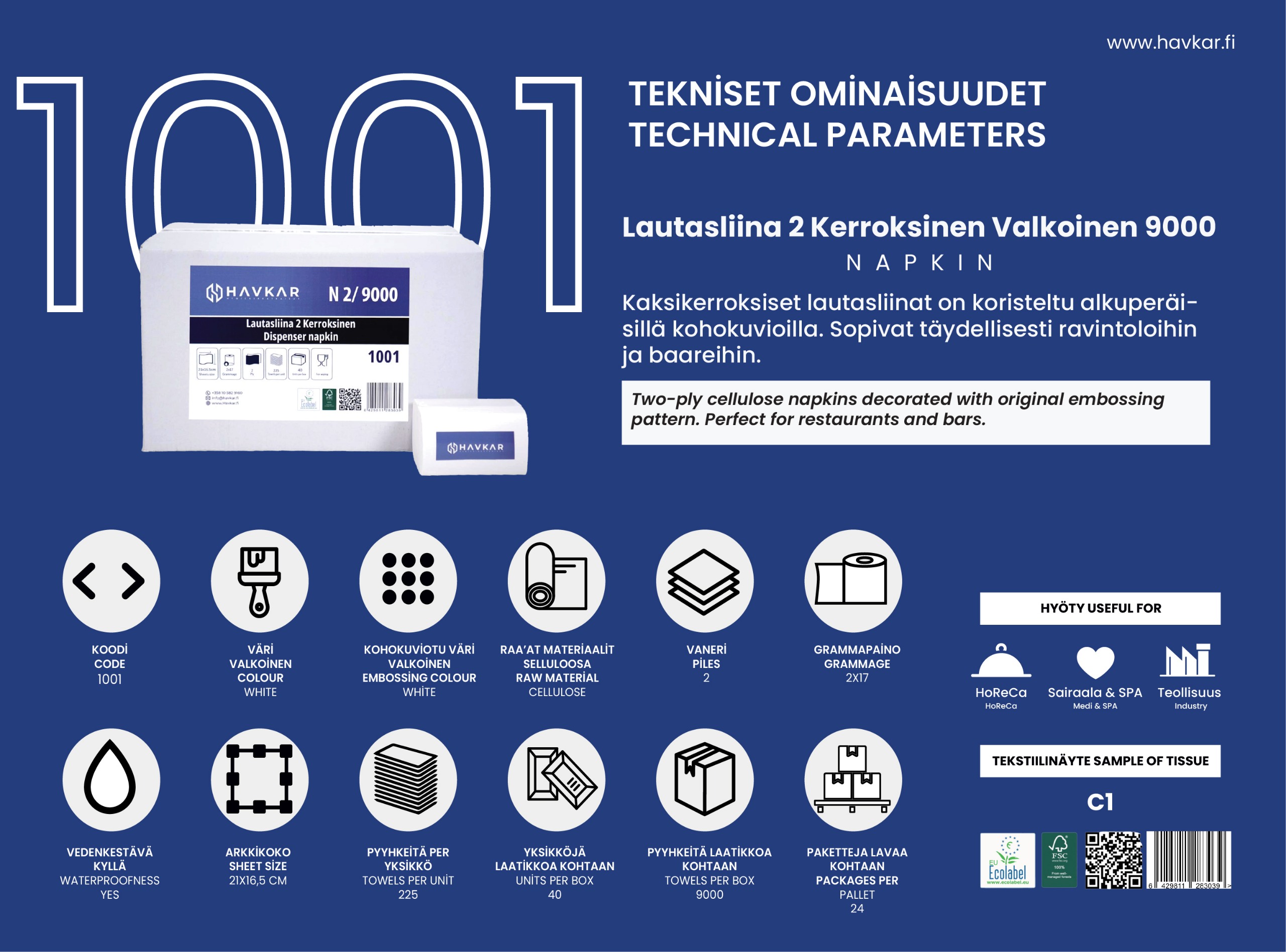Käsipyyheannostelija V-taitto